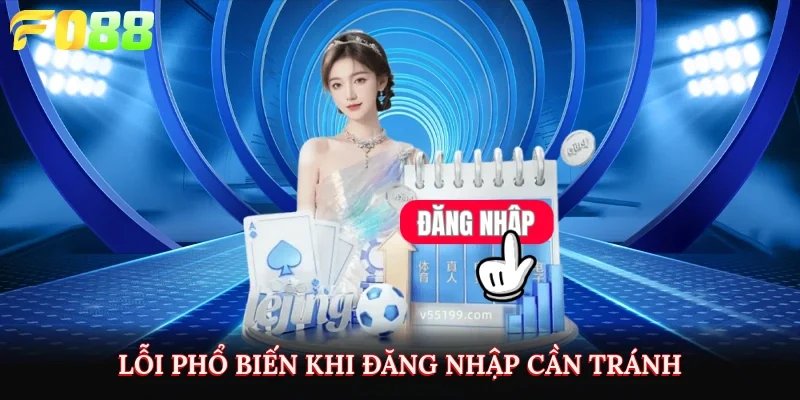 Lỗi phổ biến khi đăng nhập cần tránh