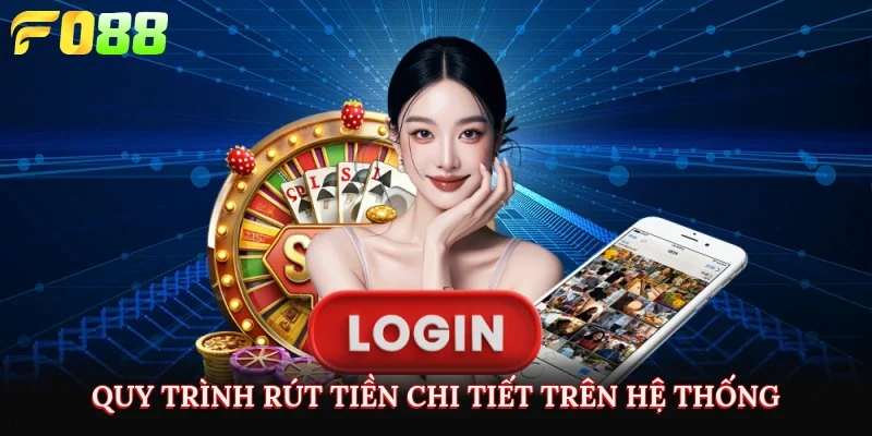 Quy trình rút tiền chi tiết trên hệ thống 